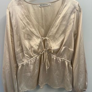 Satin Blouse- Abercrombie